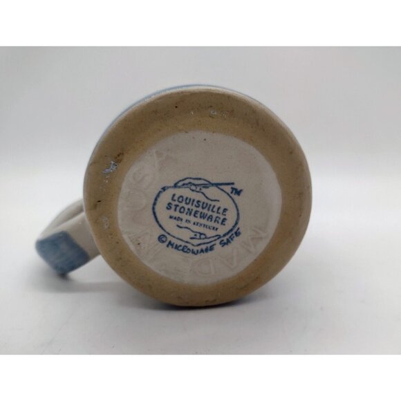 Louisville Pottery Stoneware Childs Bear Mug Handpainted - Picture 5 of 5